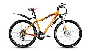 Велосипед Forward LIMA 3.0 disk (желтый 26" 24ск,рост 15,17) хардтейл, алюминиевая рама
